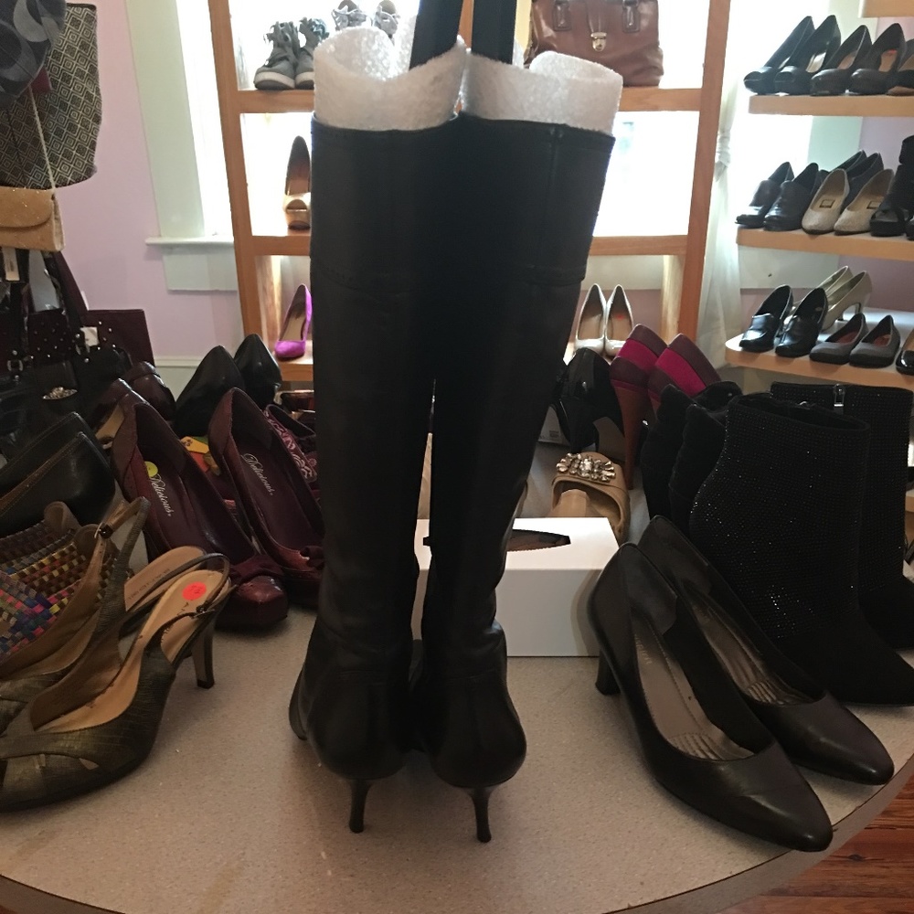 Black Leather Dress Boots